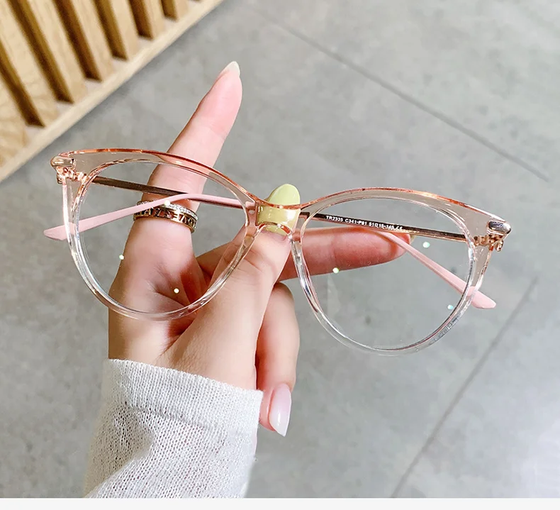 clear frame glasses