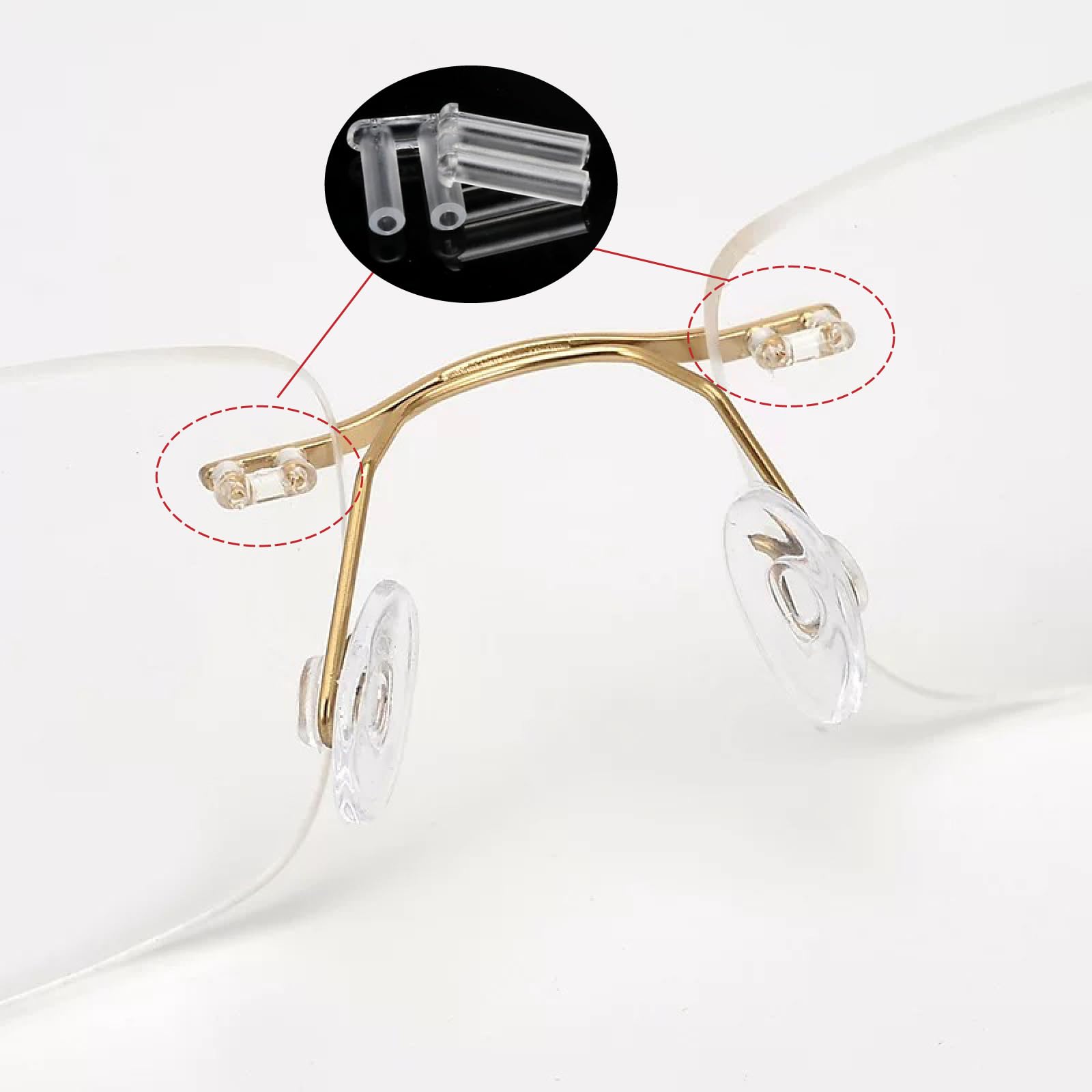 clear frame glasses