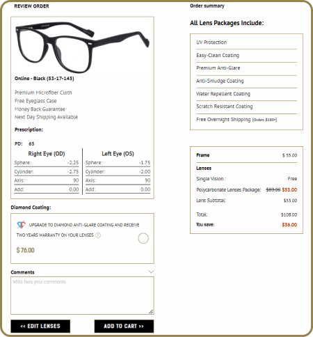 online prescription glasses
