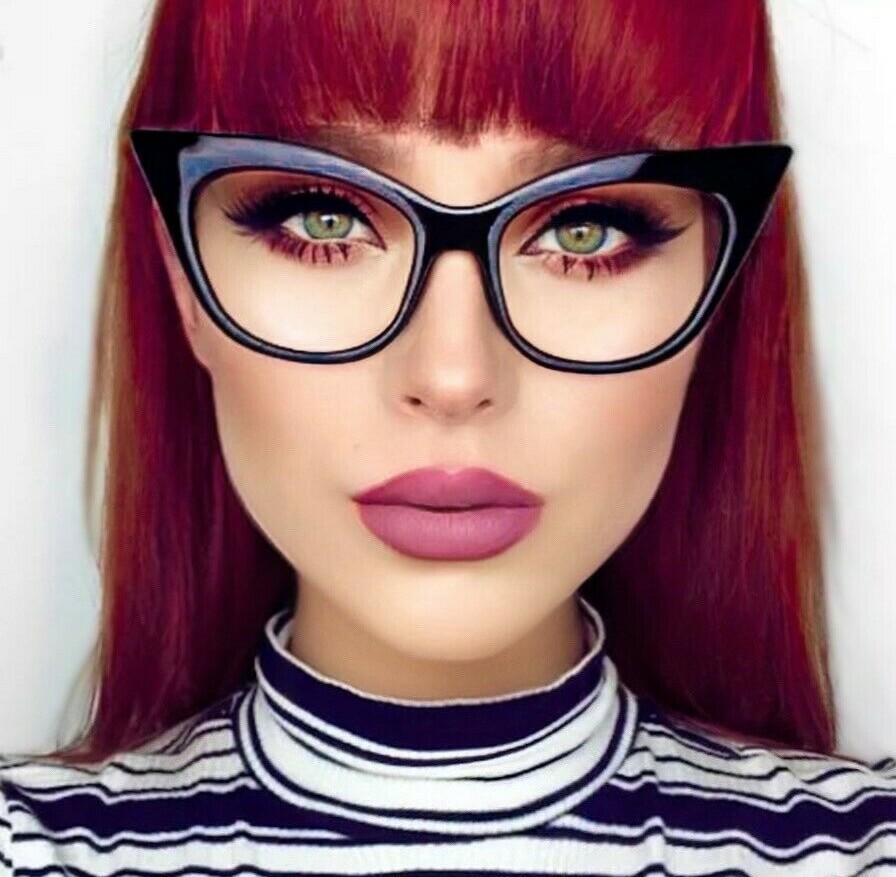 cat-eye glasses